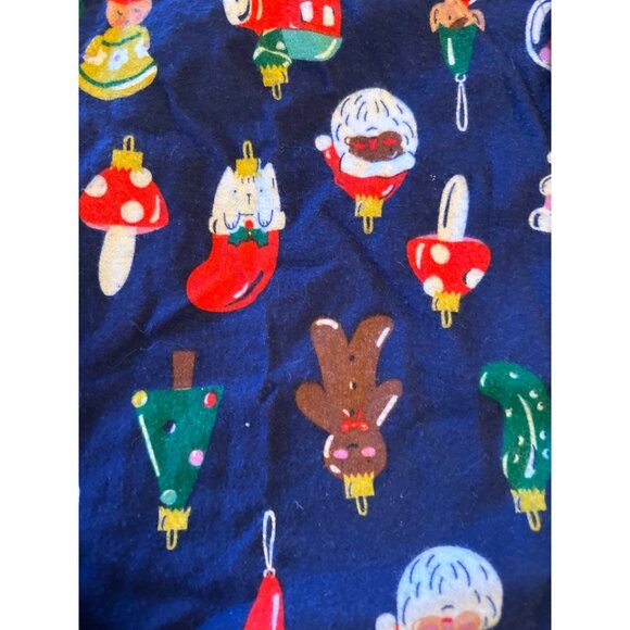 Hanna Andersson Holiday Christmas Print Cotton Adult Pajama Set M - Picture 4 of 5